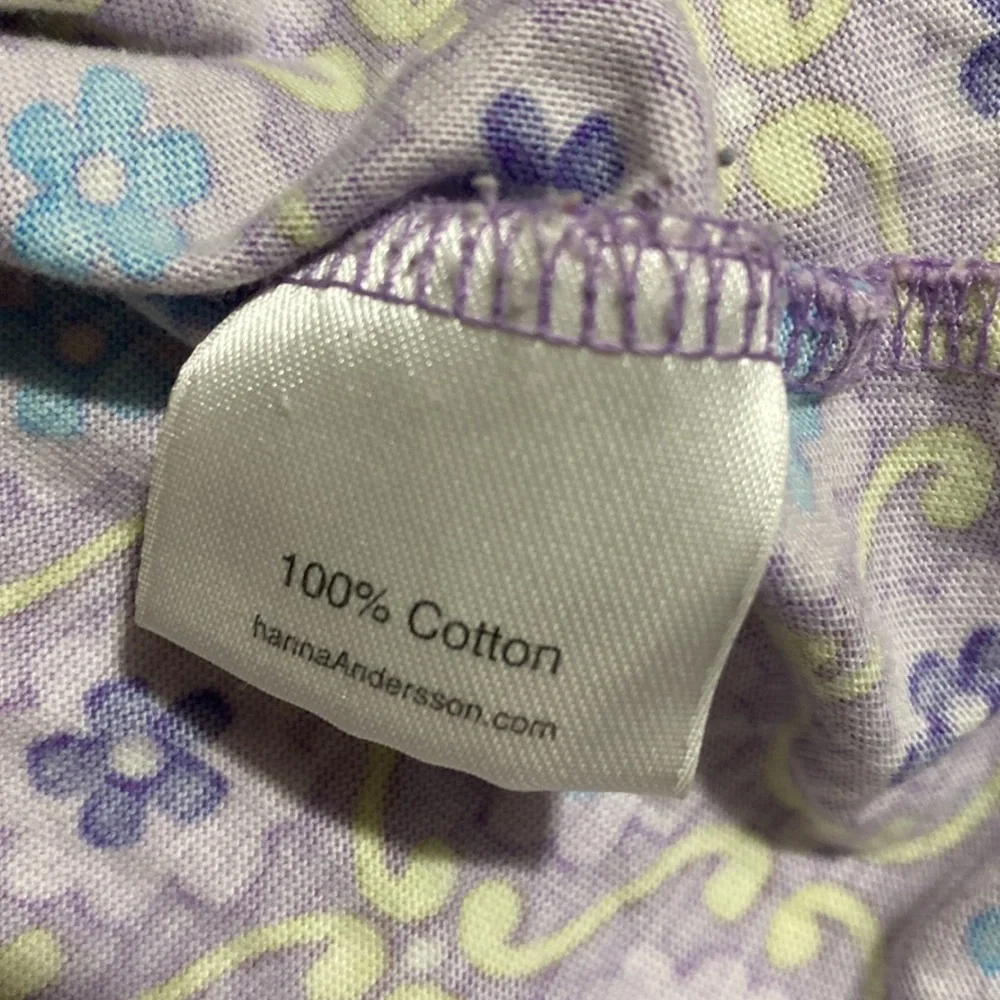 Hanna Andersson Girls Sleeveless Floral Dress Size 120 US‎ 6/7